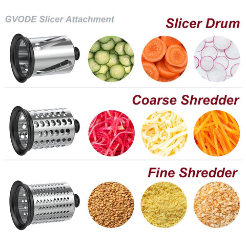 GVODE 360-degree stainless steel blade ensuring consistent grinding and slicing.