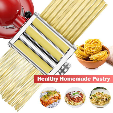 Eight adjustable thickness settings tailor sheets to each recipe.