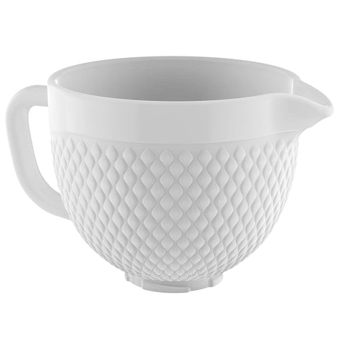GVODE ceramic bowl with pour spout for smooth, mess-free pouring