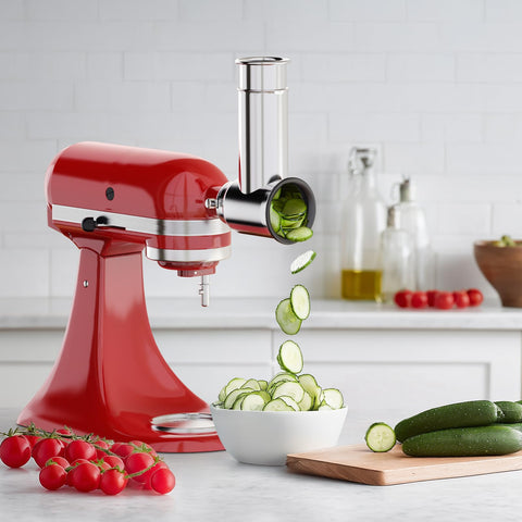 GVODE cheese grater attachment for KitchenAid for fast shredding