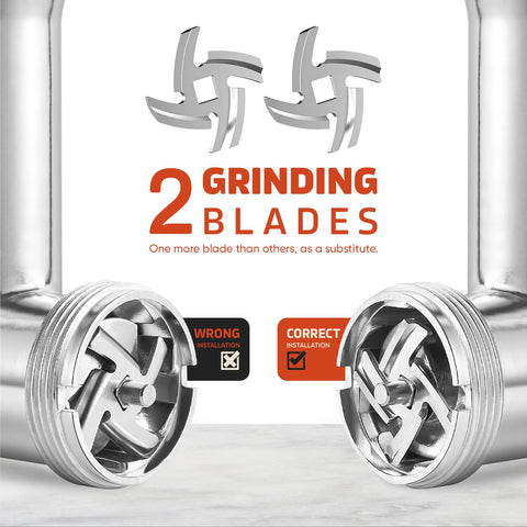 GVODE cleaning brush helps tackle residue after grinding and stuffing.