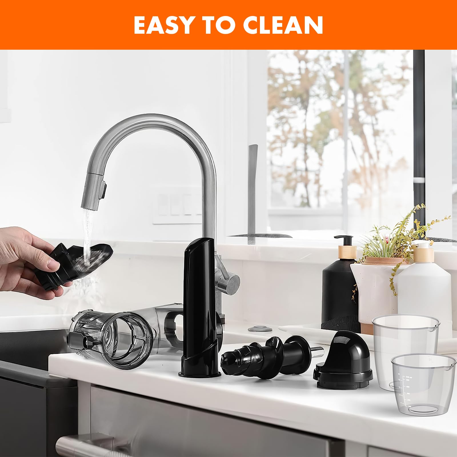 GVODE compact design fits under cabinets for convenient storage.