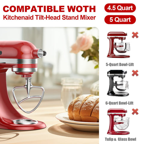 GVODE dishwasher-safe beater is easy to clean after use.