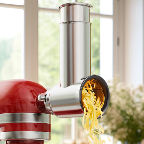 GVODE dishwasher-safe shredder attachment simplifies cleanup after use