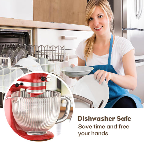 Dishwasher-safe GVODE bowl makes cleanup quick after busy baking sessions.