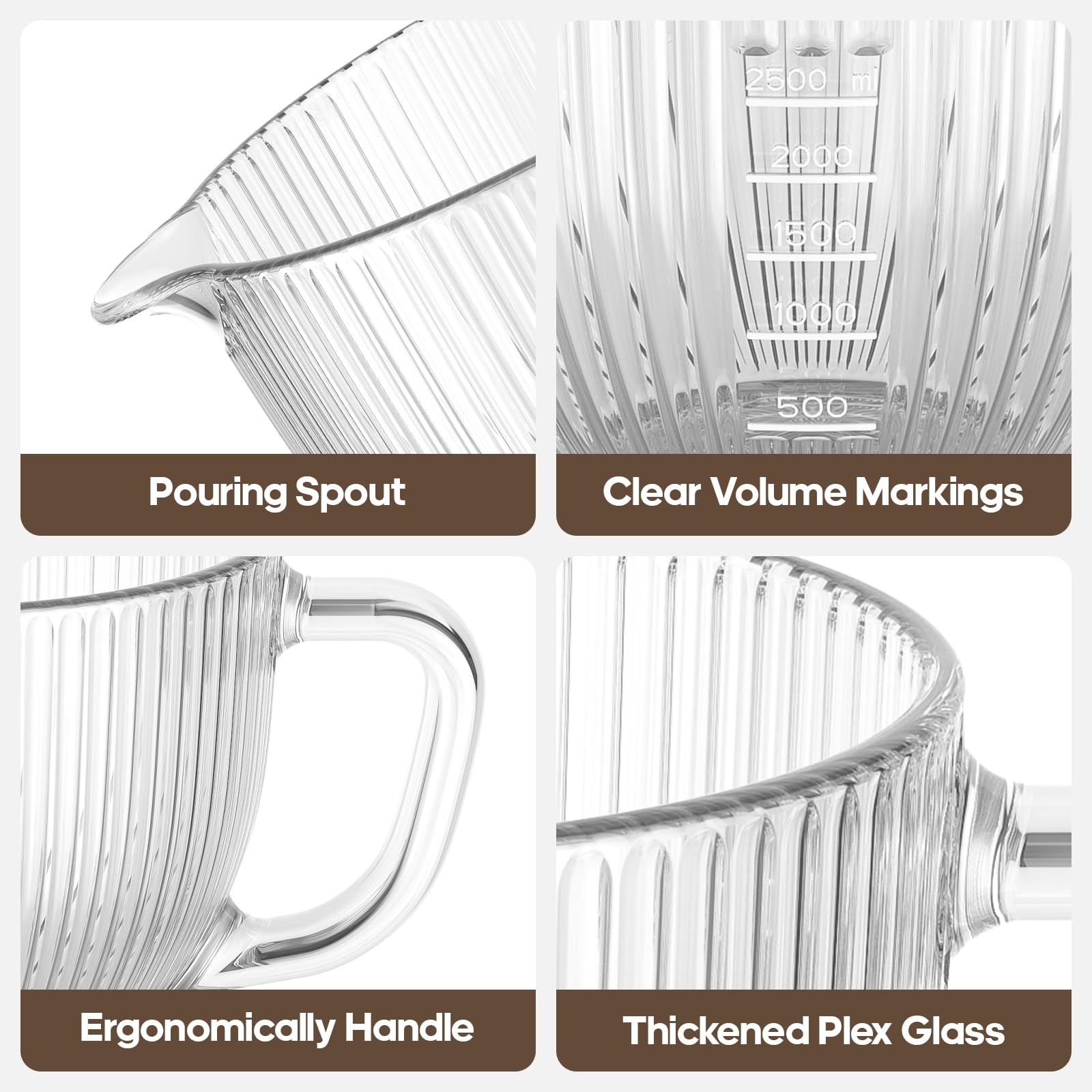 Transparent glass lets you monitor texture as you mix with GVODE.