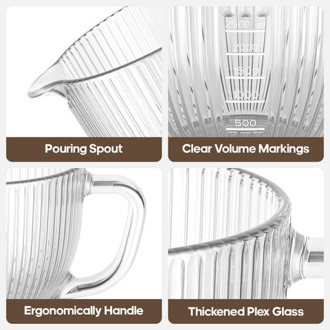 Transparent glass lets you monitor texture as you mix with GVODE.