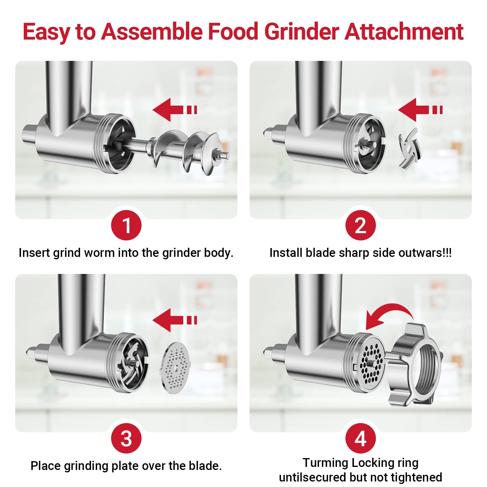 GVODE kebbe meatball maker attachment for authentic kebbe shaping