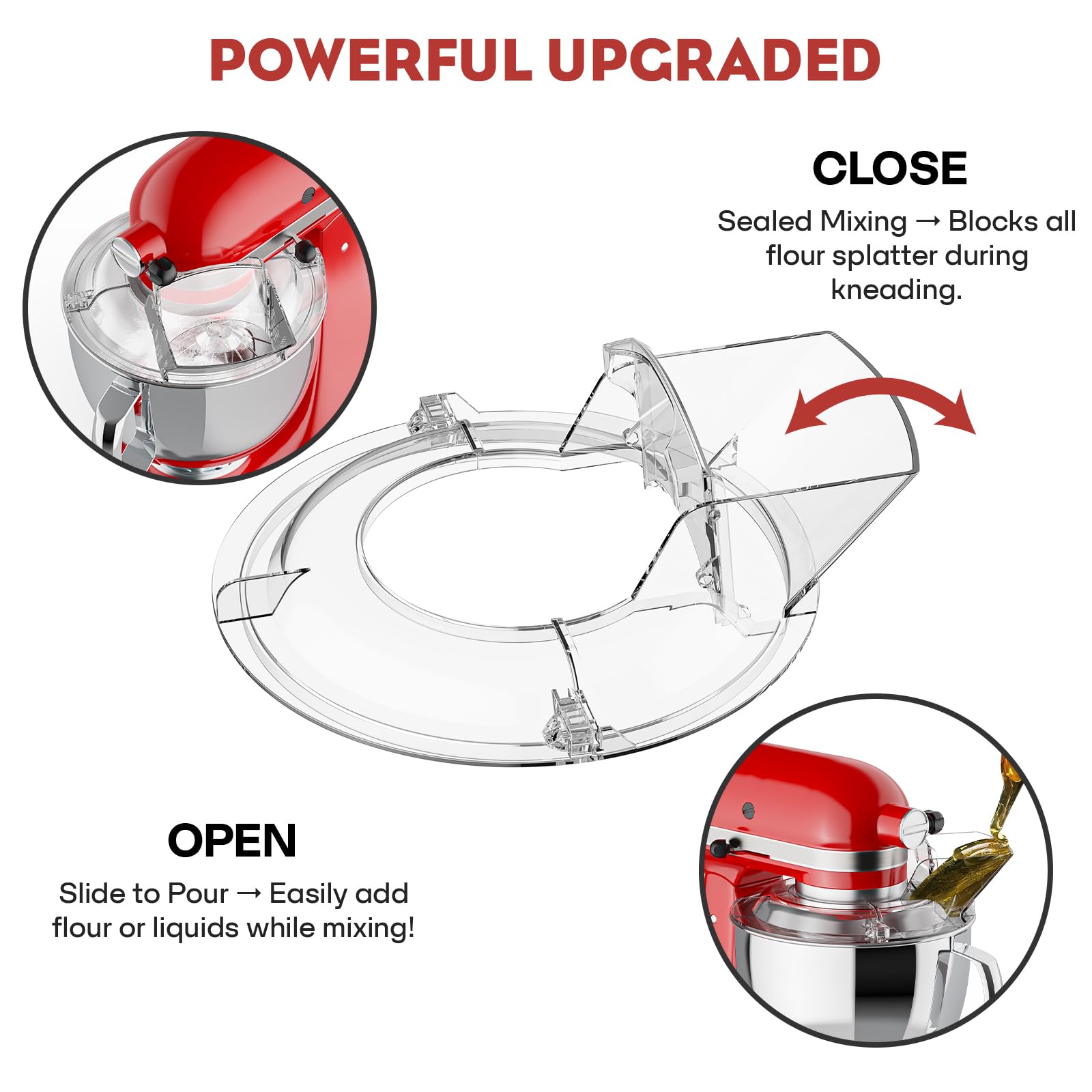 GVODE two-part design enables uninterrupted mixing and easy ingredient addition
