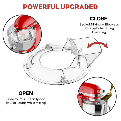 GVODE two-part design enables uninterrupted mixing and easy ingredient addition