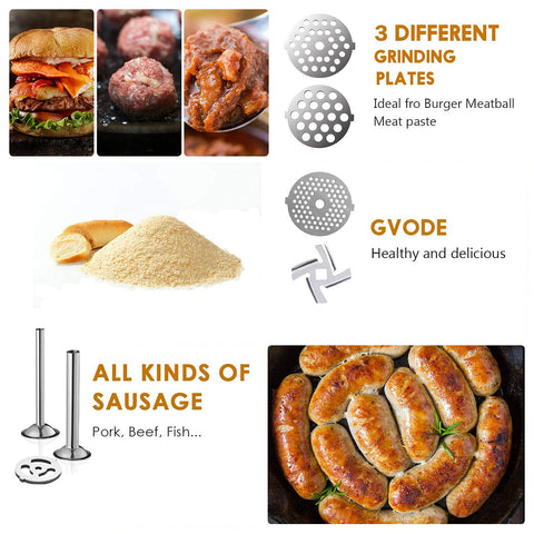 GVODE three sausage tubes allow different casing styles.