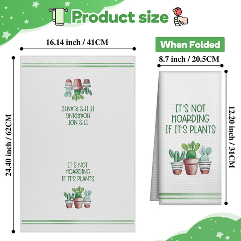 GwhyGifts housewarming kitchen towels with two patterns add charming decor to any kitchen.