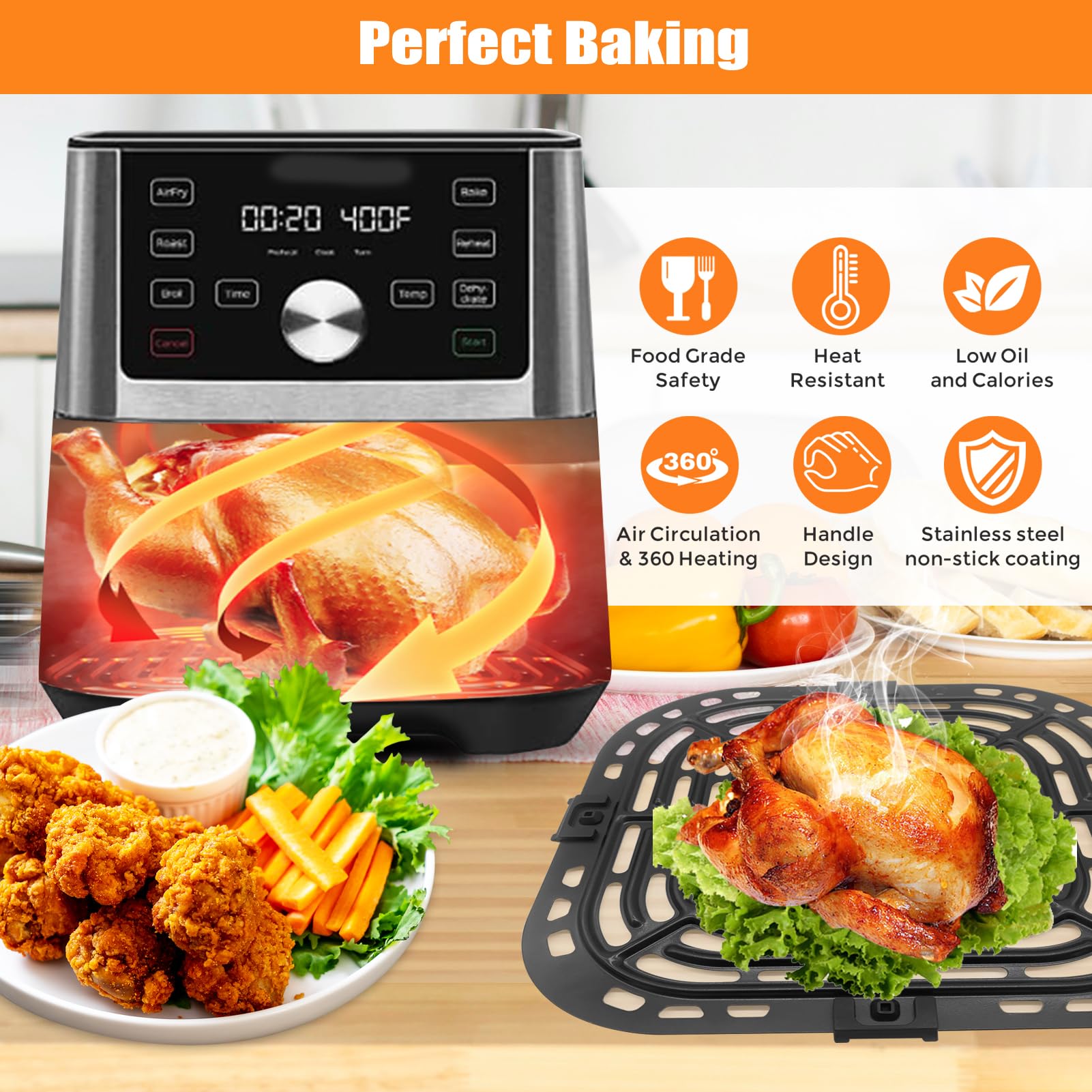 GWY compatible with Vortex 6QT XL for versatile cooking setup