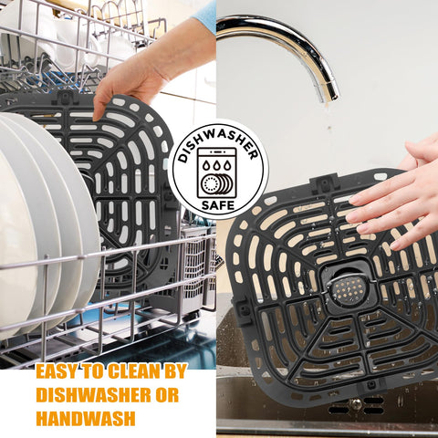 GWY non-stick, dishwasher-safe surface simplifies cleanup after meals