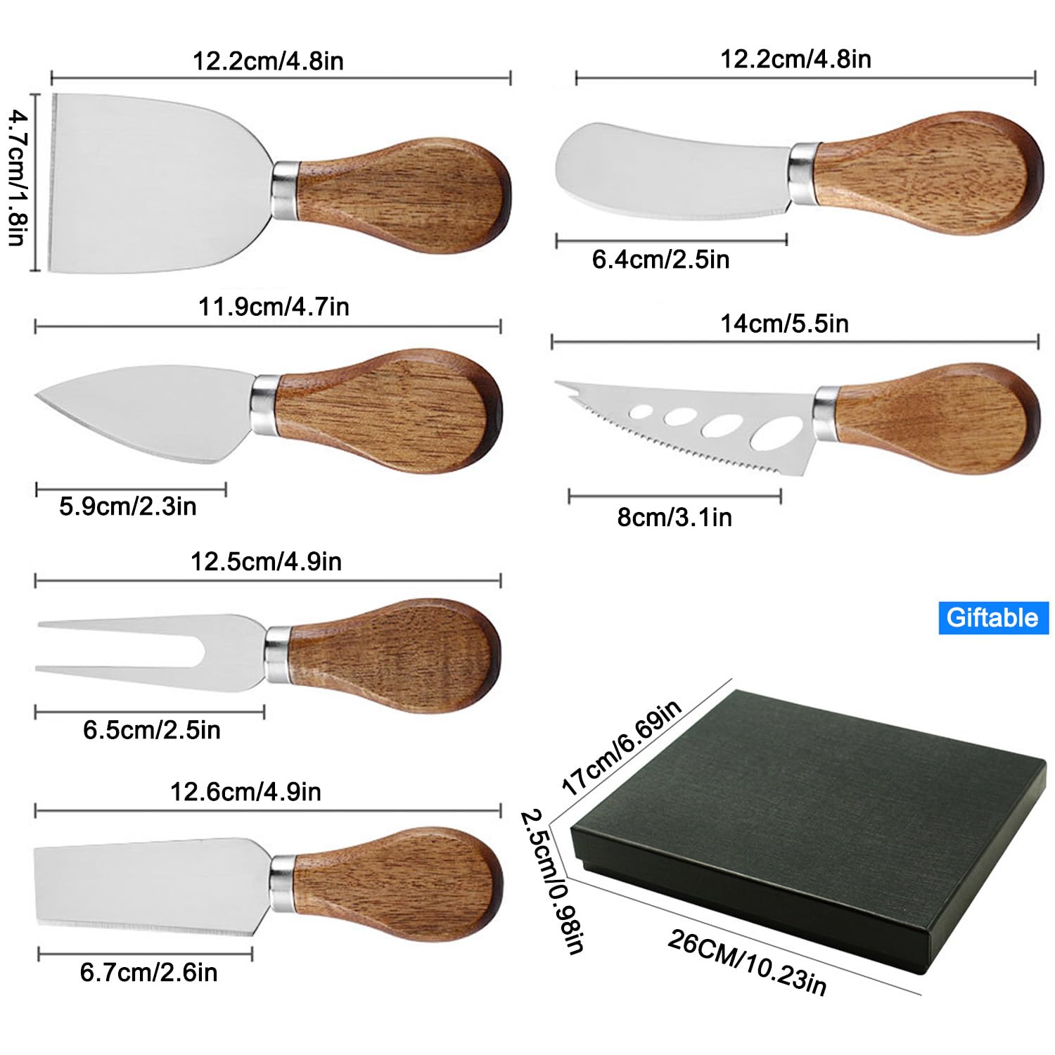 GXIQYL thin cheese knife designed for delicate, precise cuts.