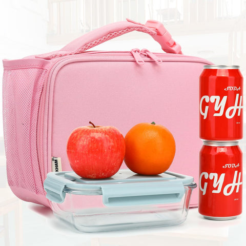 GYEUKHAM pink lunch box ready for daily school, work, and outings