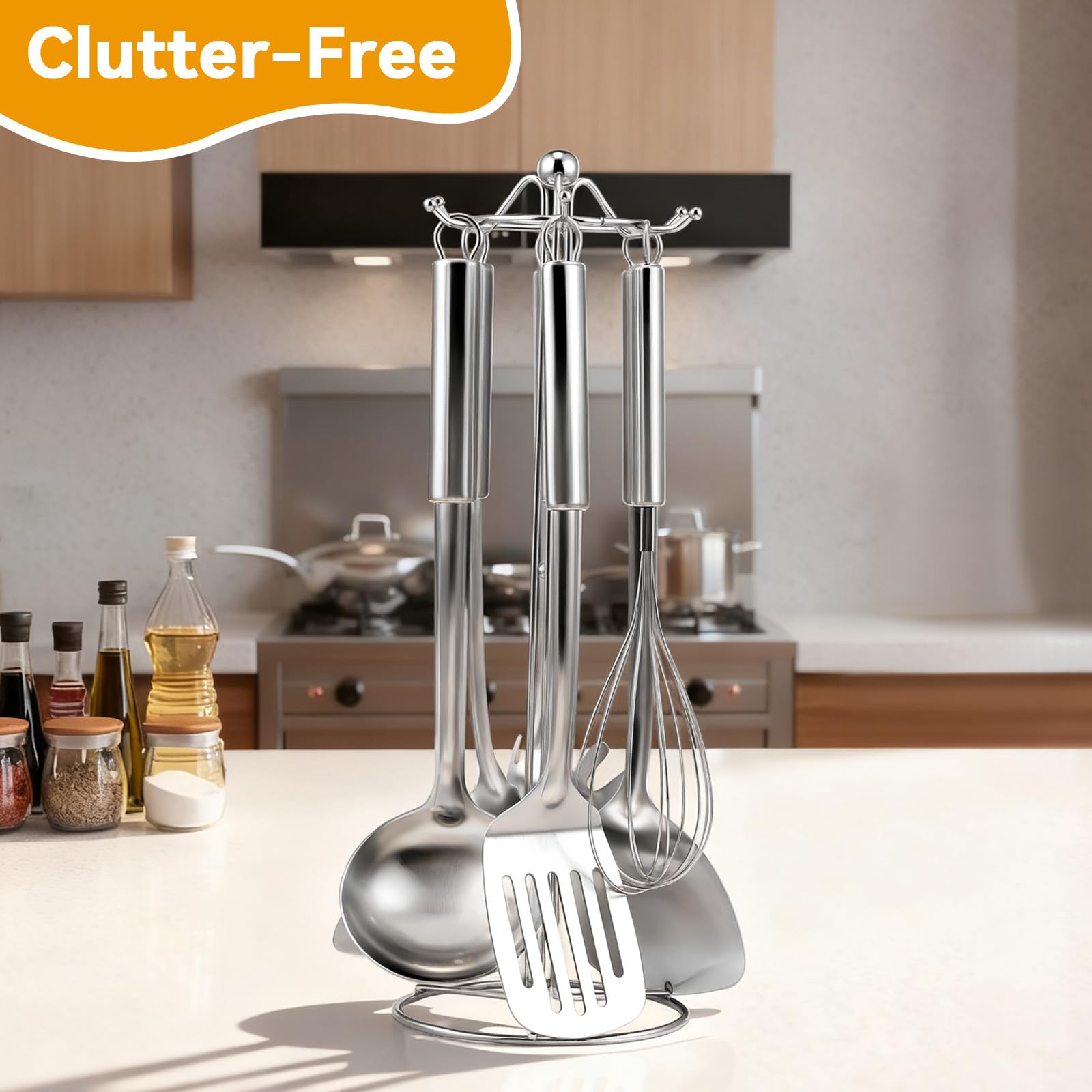 Gymdin 7-piece soup ladle ideal for soups and stews.