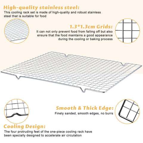 Gymdin cooling racks paired with sheets promote even cooling.