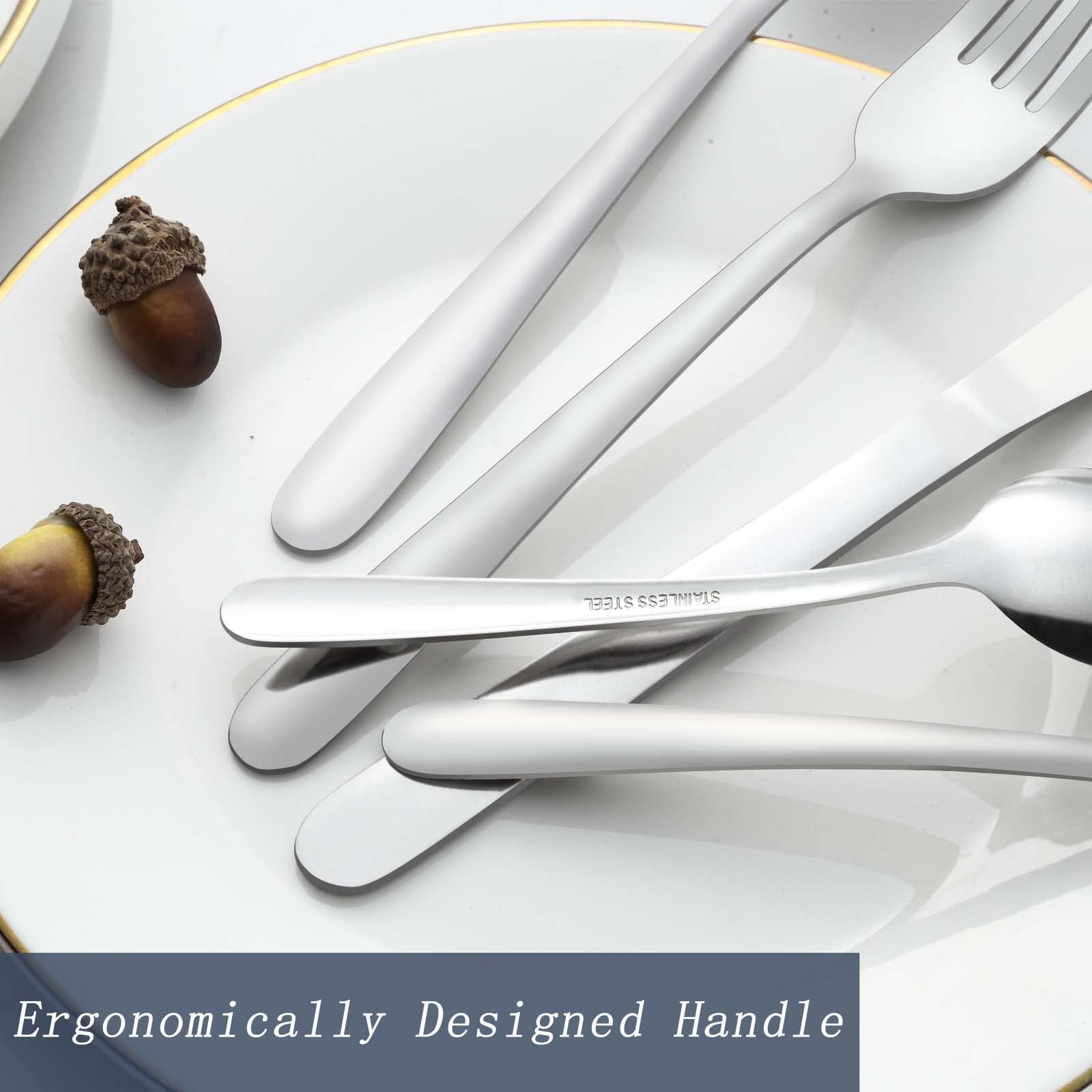 Gymdin dishwasher-safe flatware for easy cleanup