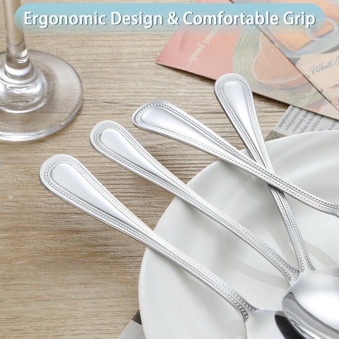 Gymdin dishwasher-safe silverware simplifies after-meal cleanup.
