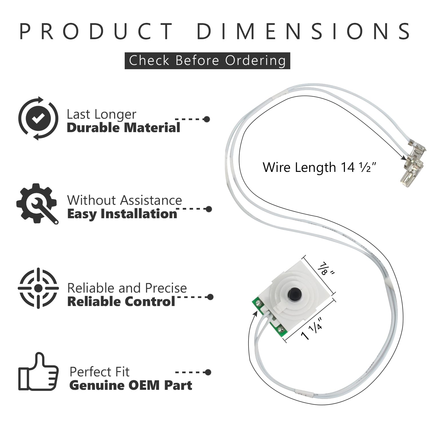 GYOFFULL 15955 potentiometer switch packaging image ready for quick replacement