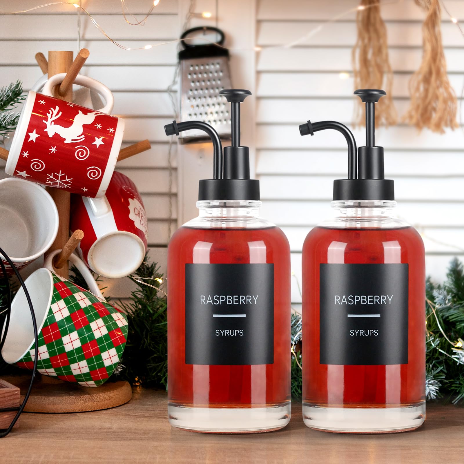 GYOSUGANG BPA-free pump for syrup ensures safe, leak-proof pours.