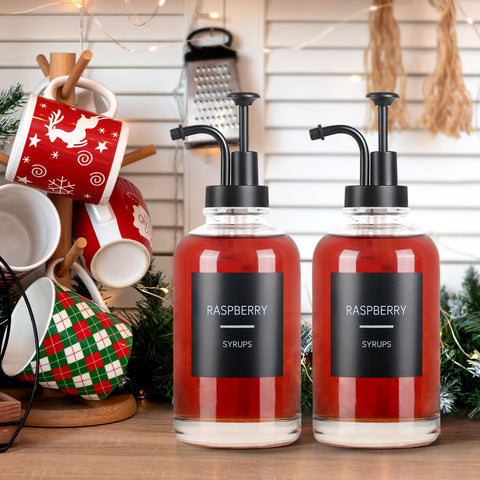 GYOSUGANG BPA-free pump for syrup ensures safe, leak-proof pours.