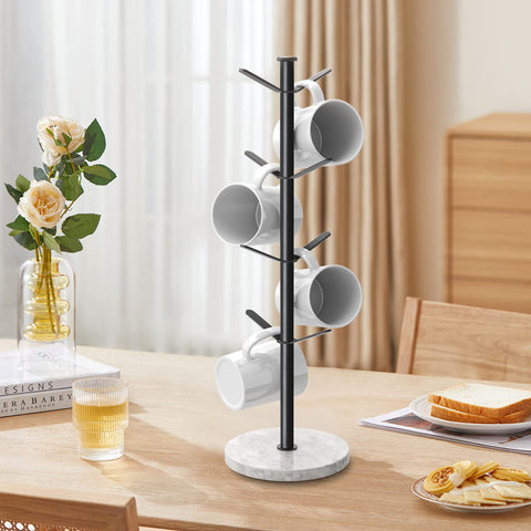 Gypie Marble Mug Holder Tree easy to wipe clean and maintain.