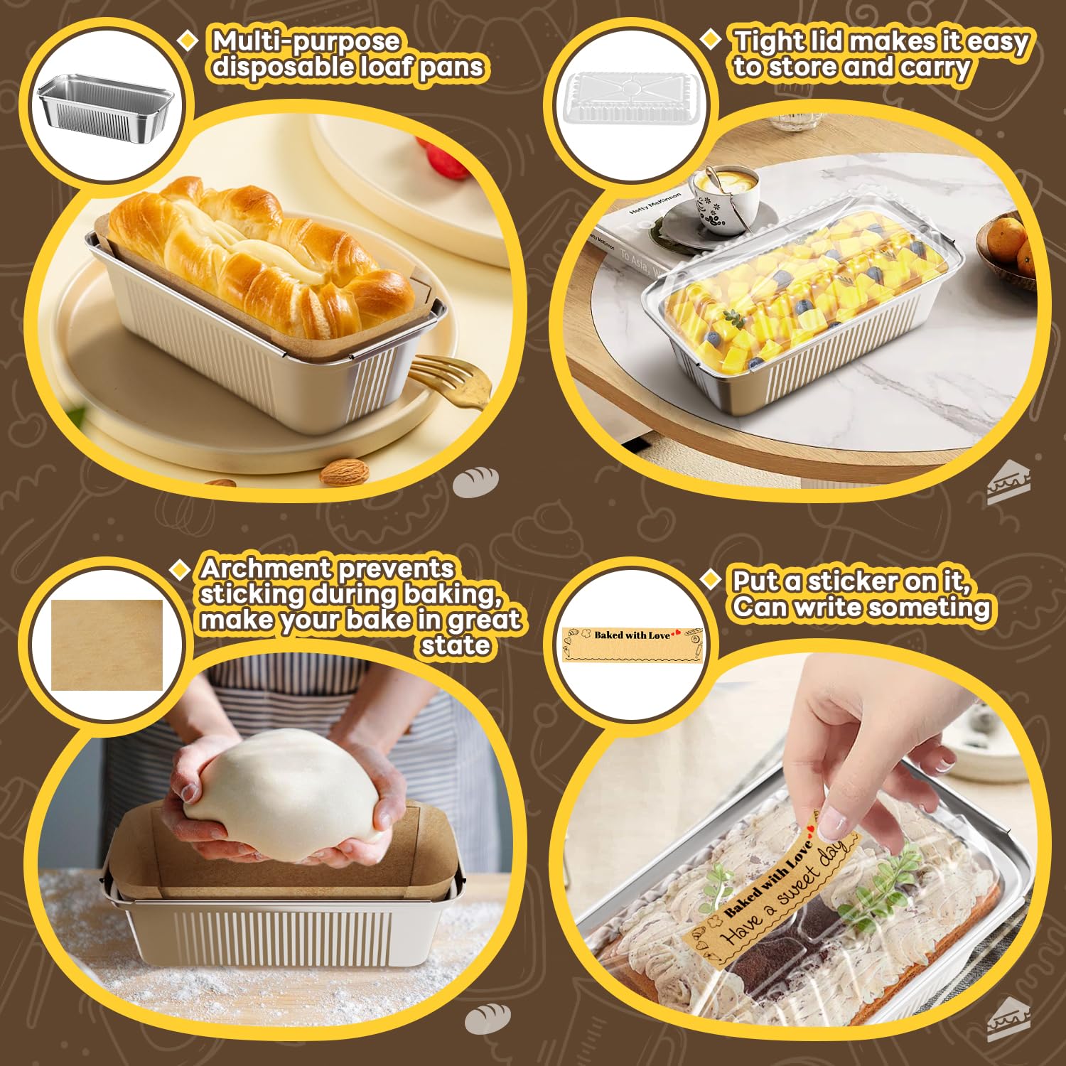 Gyreuni stickers for labeling flavors and dates