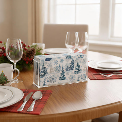 GZAFONTRIA clear acrylic material lets you monitor napkin levels at a glance