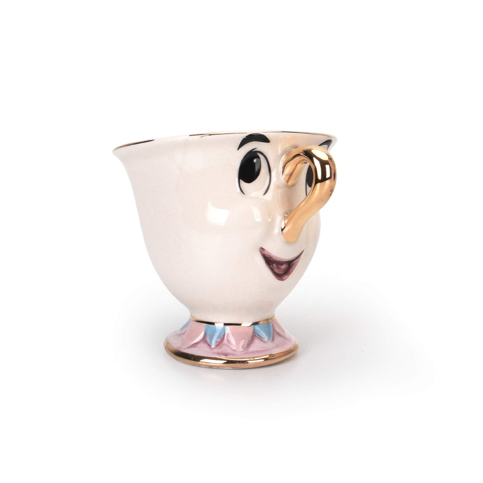 GZHaiTuoSi Mrs Potts teapot side view highlights ergonomic handle.