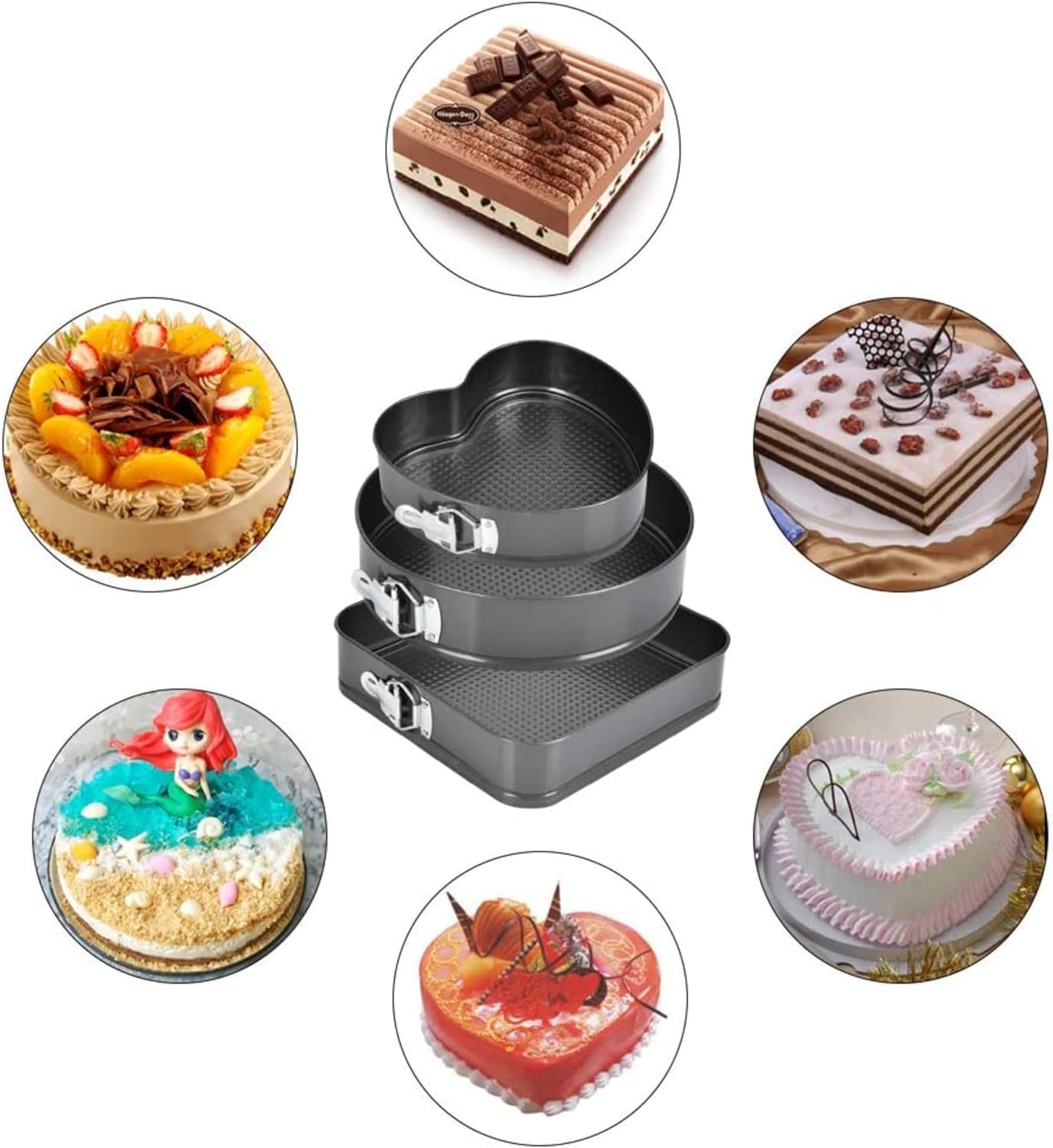GZMAISULEE carbon steel bakeware for durable performance.