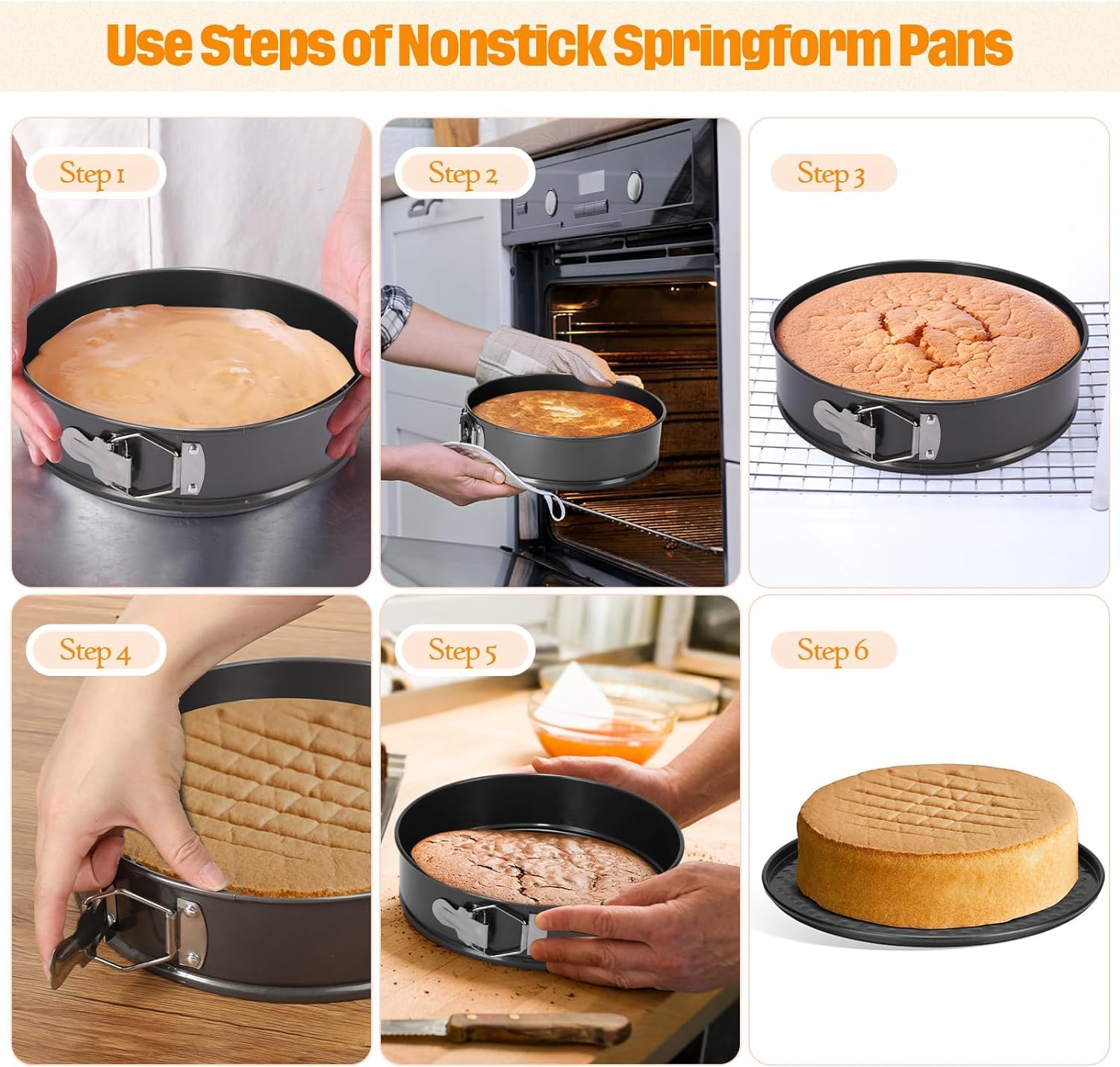 GZMAISULEE leakproof buckle prevents spills for worry-free baking.
