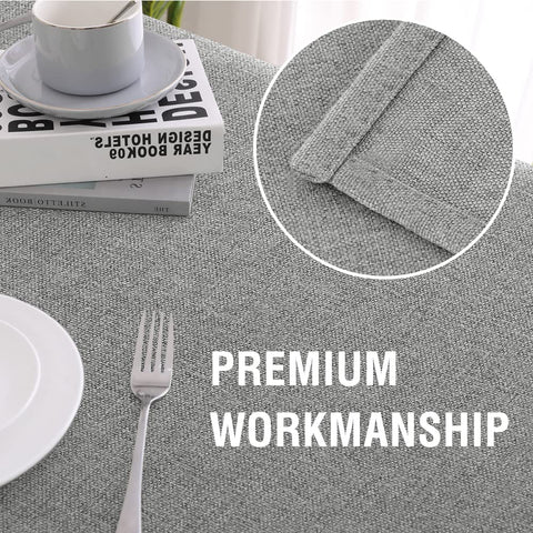 H.VERSAILTEX easy-care tablecloth ready for machine washing and quick cleanup