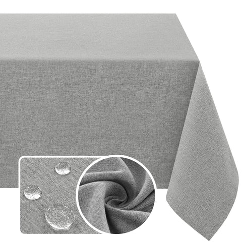 H.VERSAILTEX linen-textured tablecloth close-up weave for premium dining ambiance