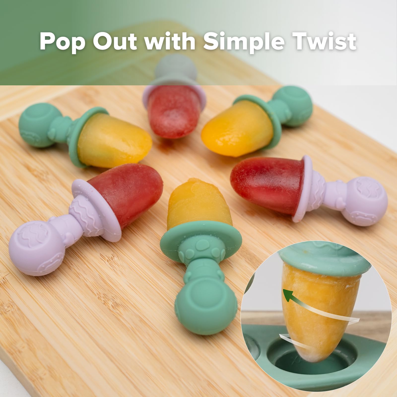 Dishwasher-safe silicone for effortless cleanup.