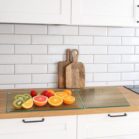 Hacaroa easy-clean surface makes cleanup quick after dinner prep.