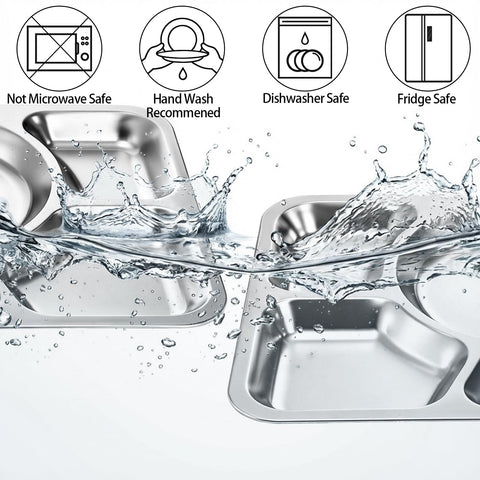 Hacaroa BPA-free steel tray emphasizes rust resistance for daily use