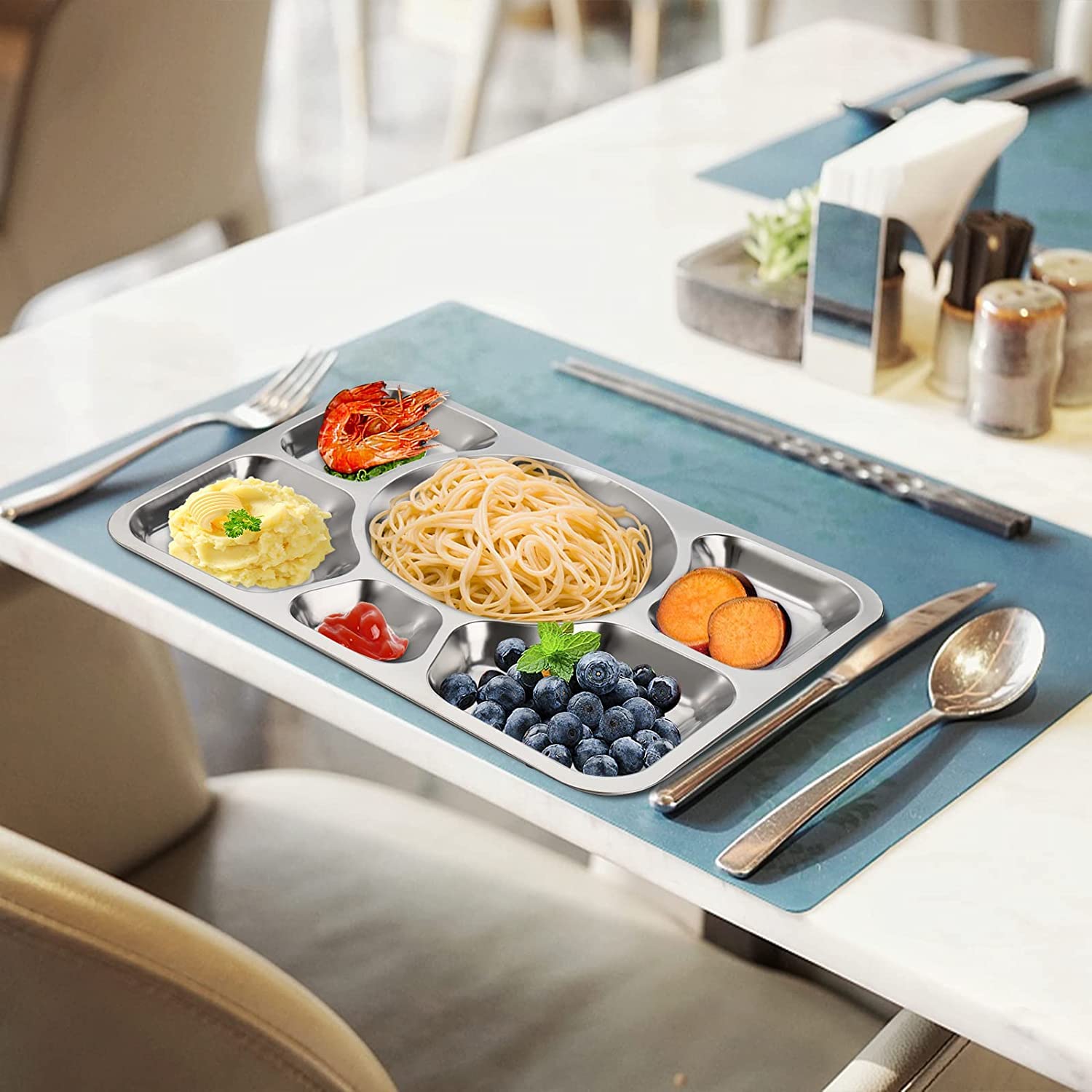 Hacaroa durable serving plate for fruits, bread, and snacks
