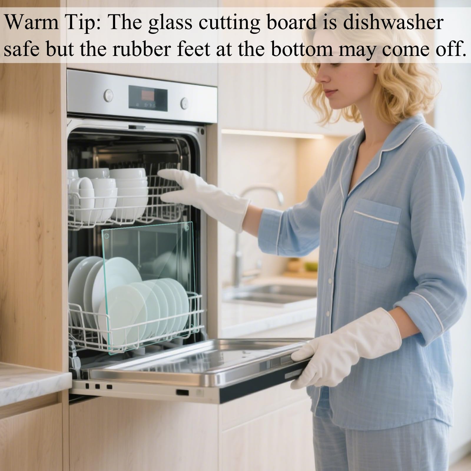 Hacaroa modern clear cutting board adds minimalist style to any counter