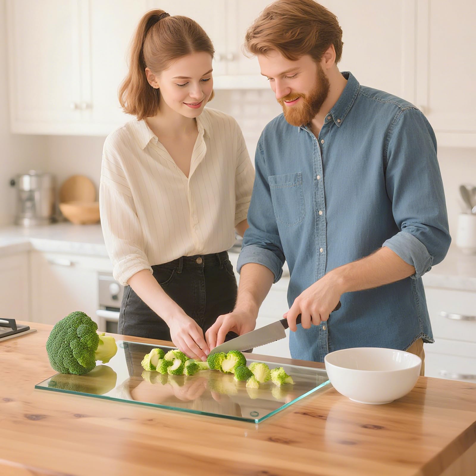 Hacaroa compact cutting board small with rounded edges for safe handling.