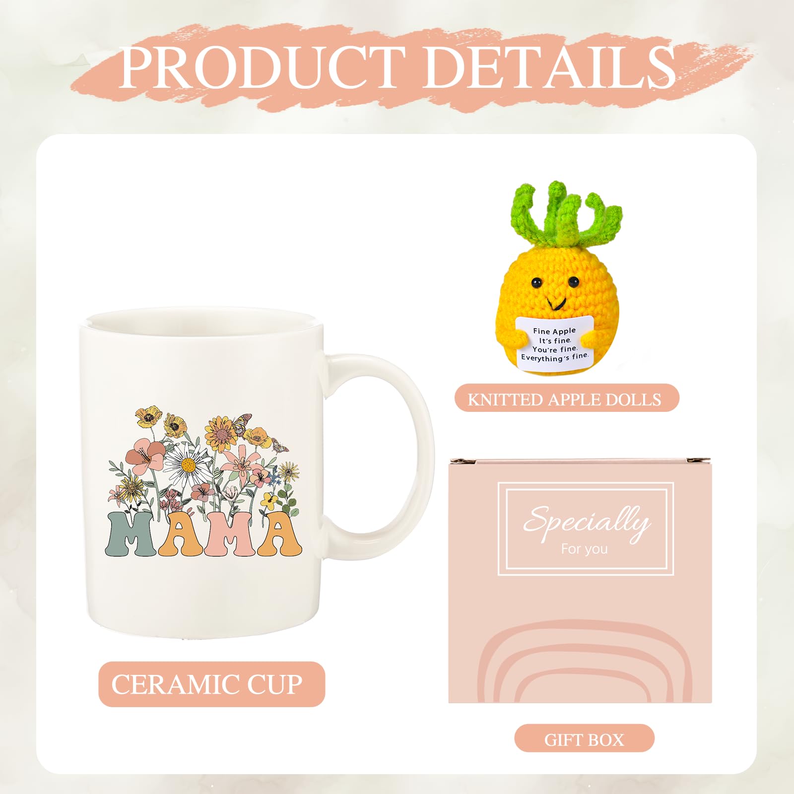 Haclury ceramic mug fired at 1382F for durable daily use.