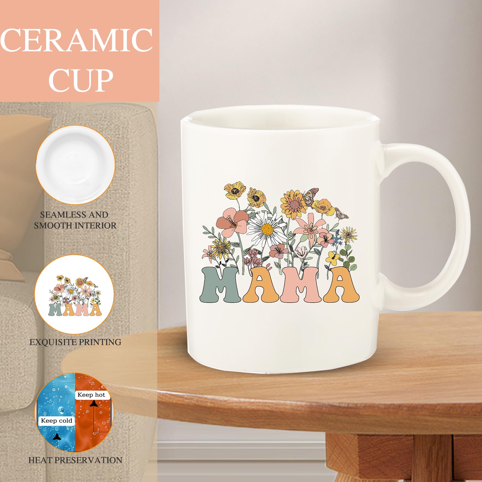 Haclury mug gift set with knitted potato plush, ready for gifting occasions.