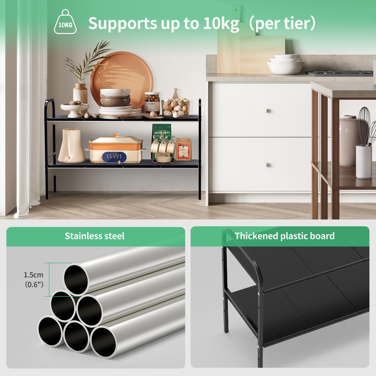 HADWER durable construction materials indicating sturdy storage for daily use.