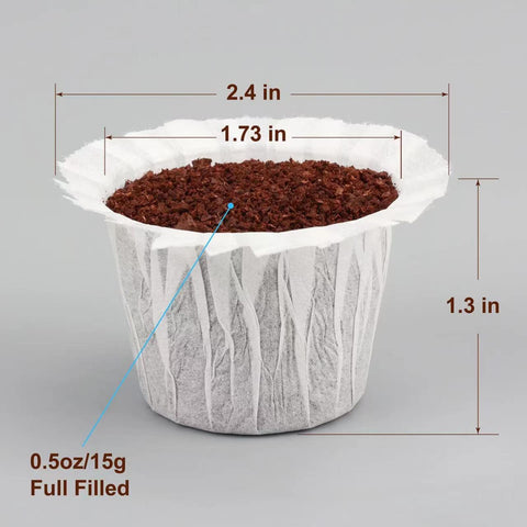 Haetyly thin French paper filters promote smooth, sludge-free coffee.