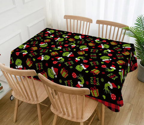 Hafangry tablecloth 60x84 inches fits rectangular dining tables for 6–8 guests.