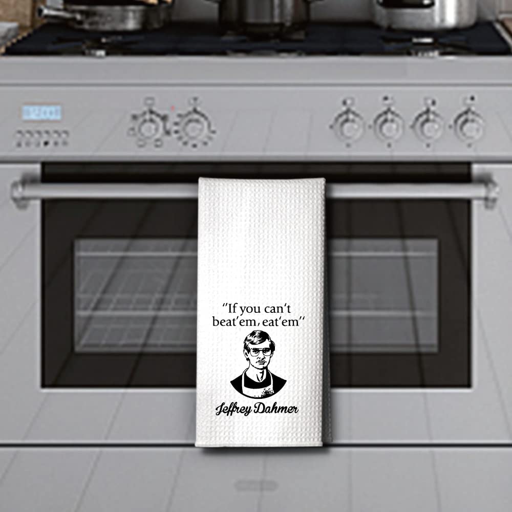 Hafhue towel on counter for versatile kitchen cleaning.