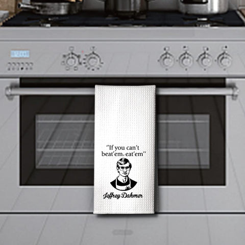 Hafhue towel on counter for versatile kitchen cleaning.