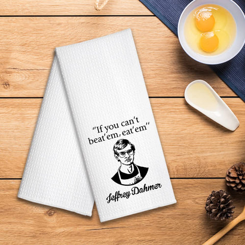 Hafhue kitchen towel dries hands and dishes efficiently.