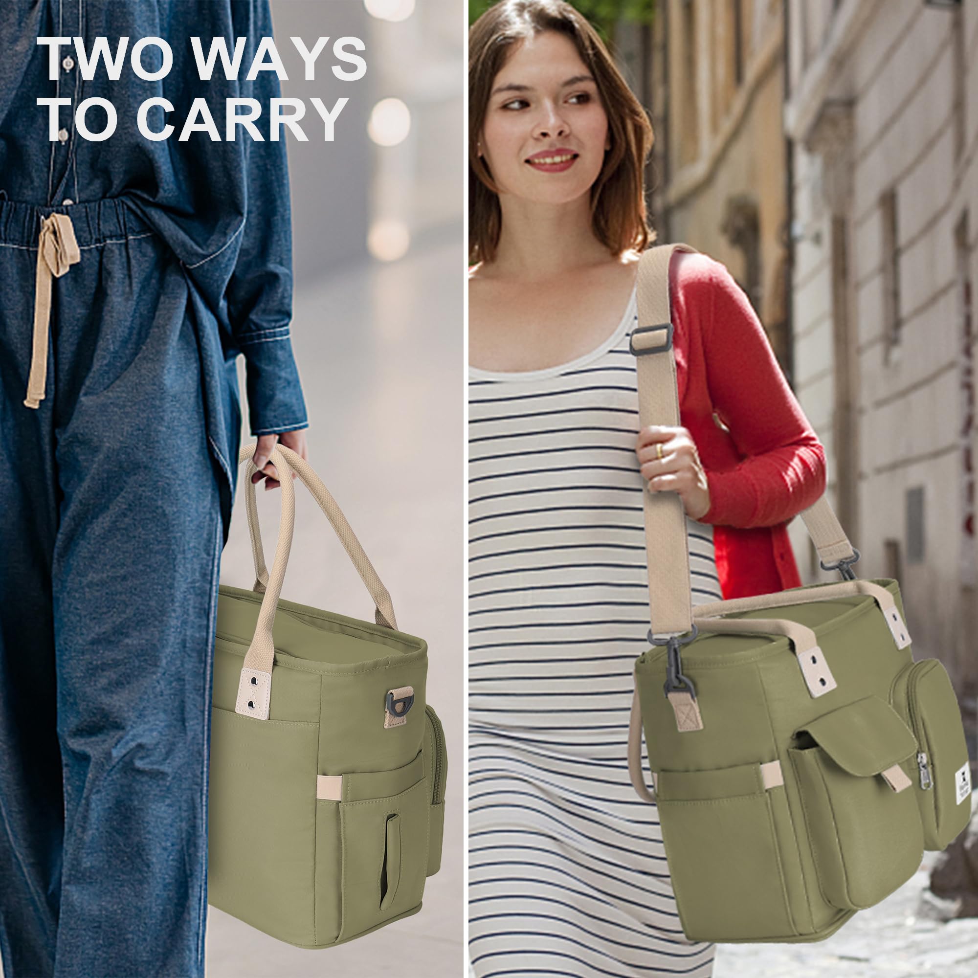 Hafmall easy-clean, leakproof interior keeps meals tidy during transport.